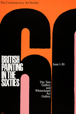 British Painting in the Sixties exhibition poster